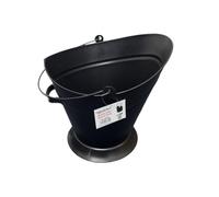 Large Heavy Duty Metal Fire Waterloo Bucket Fire Place Side Hod Scuttle Coal Fuel Ash Wood Log Storage