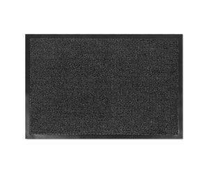 Large Heavy Duty Rubber Barrier Non Slip Door Mat Runner Rugs Back Hall Kitchen Black2