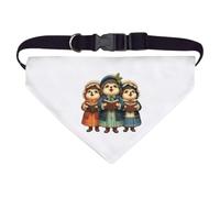 Large 'Hedgehog Carol Singers' Dog/Cat/Pet Bandana (PD00057360)