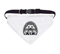 Large 'Hedgehog Family' Dog/Cat/Pet Bandana (PD00063800)