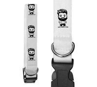 Large 'Hipster Chibi Man' Dog Collar (PR00063120)