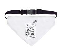 Large 'Hold My Juice Box Funny Quotes ' Dog/Cat/Pet Bandana (PD00061056)