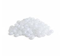 Large Hole Beads for Jewelry Making-100pcs 14mm European Howlite Rondelle Spacer Beads,Big Hole Craft for Bracelets(Clear)