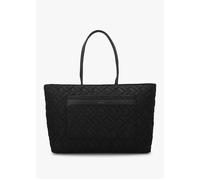 Large Holland Park Quilted Black Tote Bag - Black Leather / One Size