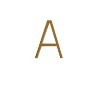 Large House Number Sign, 5 Inchs 125mm Address Big Modern Gold Black Silver Floating Signage Outdoor Digits Mailbox Sign Front Door Numbers(Z125No.a)