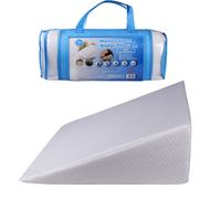 Large Hypoallergenic Wedge Pillow Memory Foam Neck Back Leg Support Acid Reflux