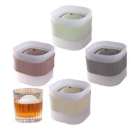 Large Ice Ball Mold | Easy-Release Lidded with Fill Hole,Sphere Ice Mold Ball Maker - for Whiskey Cocktails Coffee Gathering Bar Restaurant Beverage Making