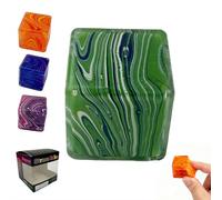 Large Ice Cube Squishies Toy, Soft Sensory Fidget Sugar Ball with Smooth Ripple Texture, Novel Design Cool Colorful Fidgets Cubes, Squeeze Fidgets Toy for Adults Anxiety Relief