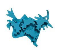 Large Ice Cube Trays Silicone Witch Creates Shaped for Halloween Party Beverages and Cocktails Silicone Flexible Tray Easy Release