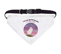 Large 'I'm not ghosting you I'm just shy' Dog/Cat/Pet Bandana (PD00064078)