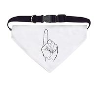 Large 'Index Finger Hand' Dog/Cat/Pet Bandana (PD00058620)