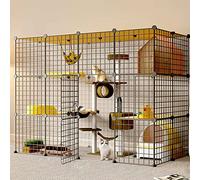 Large Indoor Cat Cages with Roof, Indoor Cat Enclosures, Cat Carrier, Super Carrier, Thicker Steel Frame, Safer, Easy to Assemble The Cattery