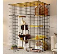 Large Indoor Cat Cages with Roof, Indoor Cat Enclosures, Cat Carrier, Super Carrier, Thicker Steel Frame, Safer, Easy to Assemble The Cattery
