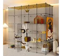 Large Indoor Cat Cages with Roof, Indoor Cat Enclosures, Cat Carrier, Super Carrier, Thicker Steel Frame, Safer, Easy to Assemble The Cattery