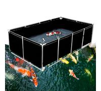 Large Indoor Free-standing Aquarium, Flexible PVC Canvas Pond Liners with Steel Frame, Aquaculture Water Tank Cistern, Folding Fish Pond