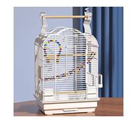 Large Indoor Pigeon Cage - Sturdy Steel Aviary with Skylight, Spacious Nest Box & Easy-Install Tray - Ideal for Cockatiels and Other Birds