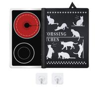 Large Induction Hob Protector Mat 62 * 53cm, Induction Cooker Silicone Mat Glass Cooktop Cover to Protect Cooker Cooktops from Scratches, Waterproof Foldable Multifunctional Silicone Cooker Mat