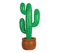 Large Inflatable Cactus Wild West Cowboy Mexican Hawaiian Beach Party Decoration Fiest 86cm Real Size, Green, 6Pcs