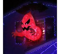 Large Inflatables Ghost Halloween Decorations,Blow Up Decor Broke Out from Window Halloween Inflatables with Lights,Spooky Decorations Outdoor Yard Party