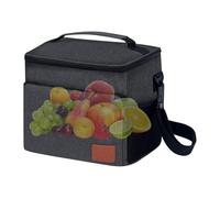 Large Insulated Lunch Bag - Waterproof Nylon Outer Material, Heat Retention, Spacious Main Compartment, Adjustable Shoulder Strap, Lightweight, Portable Design | Perfect for Lunch in the