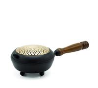 Large Iron Censer Incense Burner - Gold detail