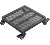 Large Iron Plant Pot Trolley with Wheels and Brakes for Indoor and Outdoor Use, Sturdy Design for Garden Flower Pots, 40cm x 40cm