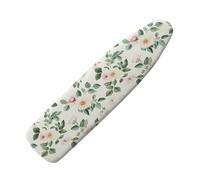 Large Ironing Board Covers 150 X 50 Beige Pink Green Flower Scorch Resistant With Thick Felt Padding Elasticated Edge ,Polyester Cotton Non Slip Design For Smooth & Efficient Ironing At Home