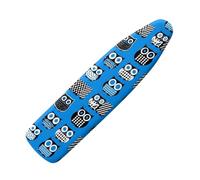 Large Ironing Board Covers 150 X 50 Dark Blue And Black Animals Scorch Resistant With Thick Felt Padding Elasticated Edge ,Polyester Cotton Non Slip Design For Smooth & Efficient Ironing At Home