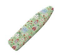 Large Ironing Board Covers 150 X 50 Green Red Blue House Scorch Resistant With Thick Felt Padding Elasticated Edge ,Polyester Cotton Non Slip Design For Smooth & Efficient Ironing At Home