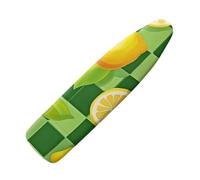 Large Ironing Board Covers 150 X 50 Green Yellow Scorch Resistant With Thick Felt Padding Elasticated Edge ,Polyester Cotton Non Slip Design For Smooth & Efficient Ironing At Home