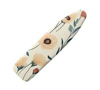 Large Ironing Board Covers 150 X 50 Light Yellow Flower Scorch Resistant With Thick Felt Padding Elasticated Edge ,Polyester Cotton Non Slip Design For Smooth & Efficient Ironing At Home