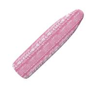 Large Ironing Board Covers 150 X 50 Pink White Heart-Shaped Pattern Scorch Resistant With Thick Felt Padding Elasticated Edge ,Polyester Cotton Non Slip Design For Smooth & Efficient Ironing At Home