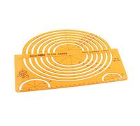 Large Isometric Ellipses Stencil Guide, Plastic Drafting Design Stencil Ruler, Engineering & School Tool