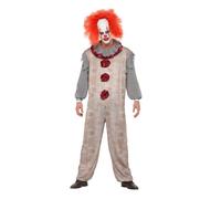 (Large) IT Pennywise Vintage Clown Costume | Halloween