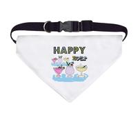 Large 'It's Happy Hour!' Dog/Cat/Pet Bandana (PD00056834)