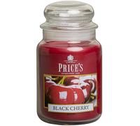 Price's - Black Cherry Large Jar Candle - Sweet, Delicious, Quality Fragrance - Long Lasting Scent - Up to 150 Hour Burn Time