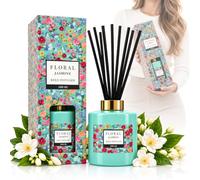 Large Jasmine Reed Diffuser 1000ml - Diffusers for home, Gifts for women | autumn reed diffuser, christmas decorations, secret santa gifts, christmas candle, candles gifts for women