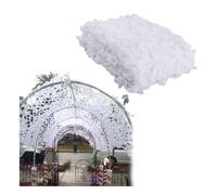 Large Jungle Camouflage Netting White Sunshade Mesh Tarp Camouflage Net for Hunting Hide Military Decoration Shooting Sun Screen Outdoor Sport(11x10ft=3.5x3.0m)