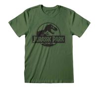 (Large) Jurassic Park 'Mono Logo' (Green) T-Shirt