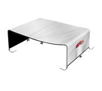 Large Kennel Cover - 210D Oxford Fabric, Pet Cage Cover, UV Canine Protector Canopy | Shelter for Camping, Backyard, Beach, Park, Family Reunion, Porch