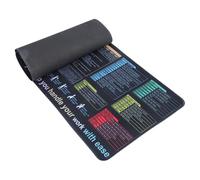 Large Keyboards Pad Featuring Word Shortcut For Office Software Use And Gaming With Waterproof Charging Pad