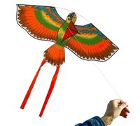 Large Kite - 44inch Eagle Flyer, Lightweight Outdoor Sport Toy | Easy Flying Resin Rod Skeleton Glider For Kids Beach Travel Children Recreational Activities, Family Picnic Garden Games