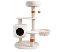 Large Kitty Adult Cat Tree, Indoor Pets Tower with Funny Toys, Multi Level Pussy Furniture Condo with Perch Spacious, Activity Center Play House for 1 3 Cats(51cm)