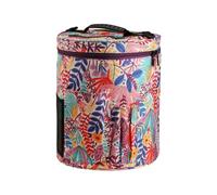 Large Knitting Bag with Shoulder Strap - Yarn Storage Organizer Tote for Crochet Hooks Needles & Supplies Portable Craft Bag (A)