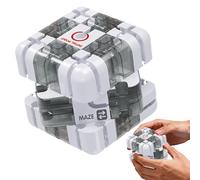 Large Labyrinth 3D Maze Cube - 3D Brain Mazes Games Brain Teaser Game - Spatial Awareness Brains Training Toy - Engaging Brains Teaser Toy for Adults Teens for Stress Relief & Logic Development 8.5cm