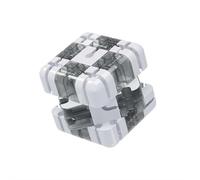 Large Labyrinth 3D Maze Cube 3D Magic Cube Maze Ball Puzzle Spatial Awareness Brain Training Toy Gift for Adults Teens for Stress Relief & Logic Developmen-t (Ashen gray)