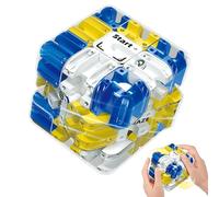 Large Labyrinth 3D Maze Cube, 3D Rolling Ball Maze, Labyrinth Brain Teaser Toy, 3x3 Logical Challenge Maze Game, Stress Relief Educational Focus Interactive Game for Kids & Adults