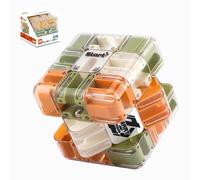 Large Labyrinth 3D Maze Cube | 3x3 Puzzles Mazes Cubes | Labyrinth 3D Puzzles Maze Cube Brain Teaser Toy | Gravitys Mazes Engaging Logic Educational Stress Relief Toys Puzzle for Adults, Kids