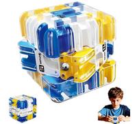 Large Labyrinth 3D Maze Cube, Engaging Brain Teaser Fidgets Toy, Spatial Awareness Maze Puzzle Cube Fidget Toys for Stress Relief, Logic Training Focus Game Gifts for Adults Teen Boys