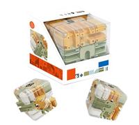 Large Labyrinth 3D Maze Cube - Engaging Brain Teaser Puzzle Toy with Logical Challenge & Spatial Awareness Training for Stress Relief, Educational Focus Gift for Home Family, Adults & Teens (Green)